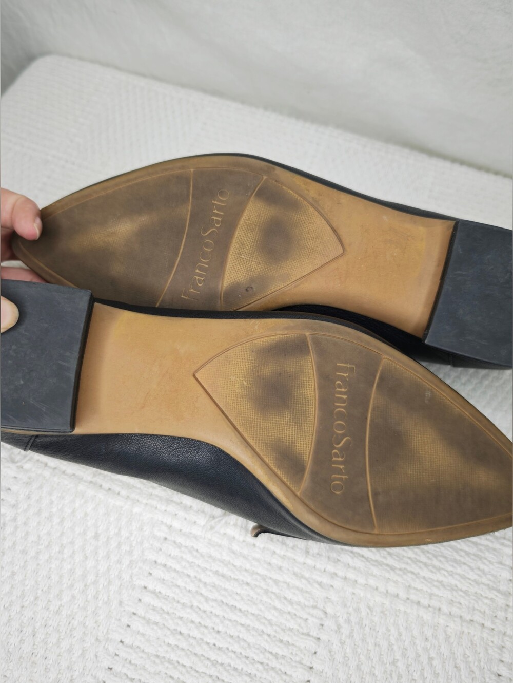 Franco Sarto "Sansa" leather loafer style flats - Picture 7 of 7